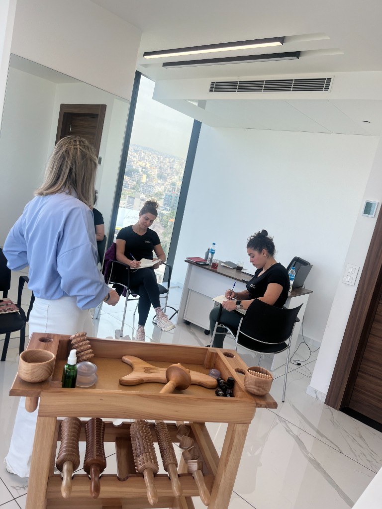Weshape Clinic certification training — Facial Treatment Session — Sola Tohme EMA Master Instructor