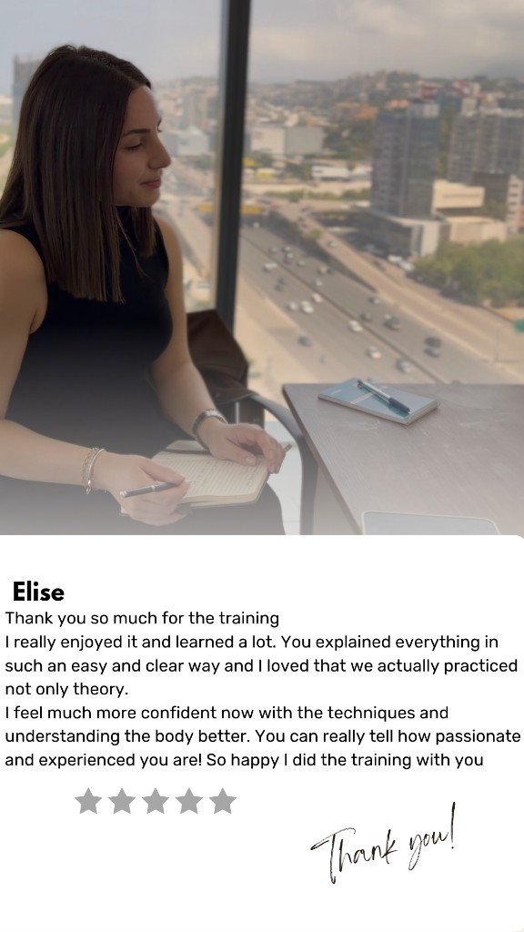 Feedback from Elise — Professional Training